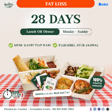 Fatloss - 28 DAYS Lunch OR Dinner (Monday - Sunday)