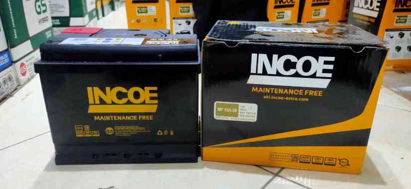 AKI MOBIL INNOVA REBORN BENSIN INCOE KERING 555-59 12V 60AH