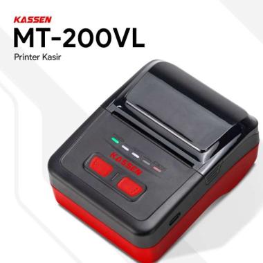 Mini Printer Portable Bluetooth Kassen MT-200VL Printer Kasir Thermal 58MM MT200VL Kassen MT.200VL H