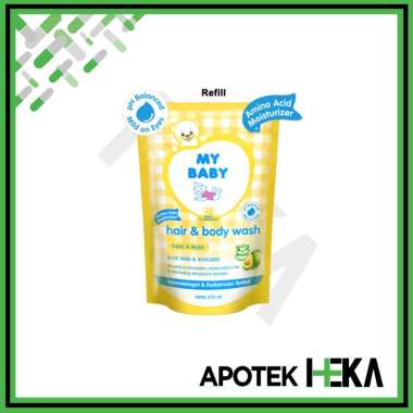 My Baby Hair & Body Wash - Aloe Vera & Avocado 2in1 Sabun Sampo Bayi (Refill)