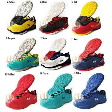 Sepatu Badminton / Bulutangkis Hi-Qua Gen Two / G2 Original HiQua G-Two 38 Blue