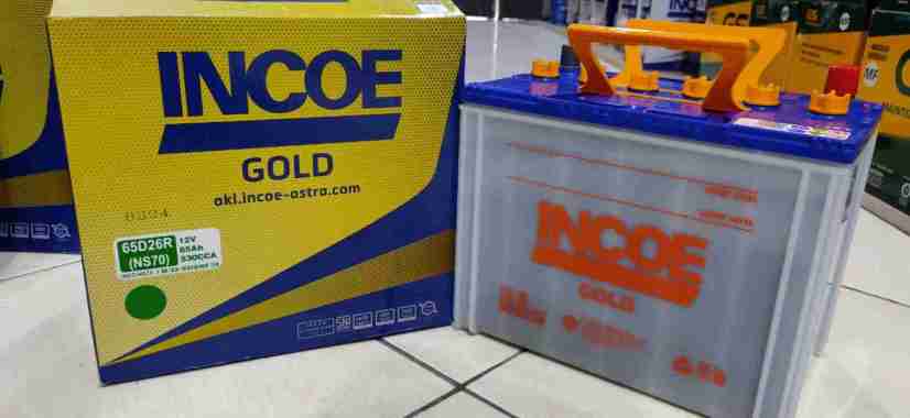 AKI MOBIL ISUZU PANTHER SERIES INCOE GOLD NS70 12V 65AH