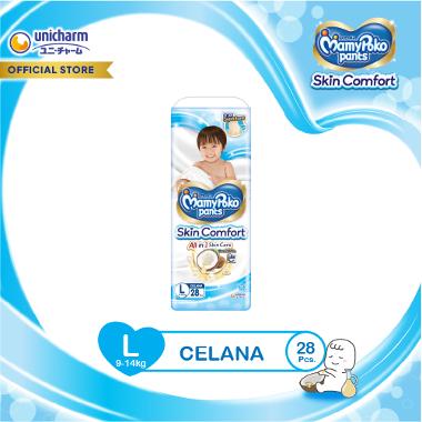 Promo Harga Mamy Poko Pants Skin Comfort L28 28 pcs - Blibli