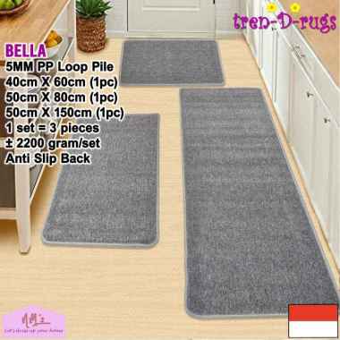 Tren-D-rugs Karpet keset kaki lantai dapur set lorong panjang runner kamar mandi shower kitchen mat 