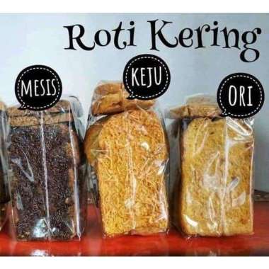 Roti Kering Monica Loren ROKER Asli Lampung 6 Rasa Original Keju Kacang Mede/Tiramisu Almond ORIGINA