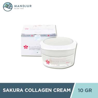 Sakura Collagen Anti AGE's Cream 10 Gr - Krim Anti Penuaan Kulit Wajah