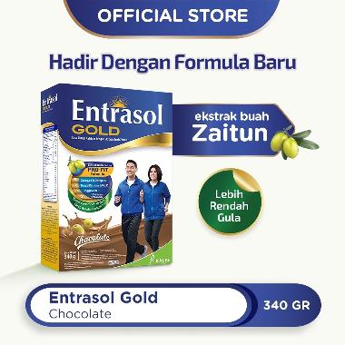 Promo Harga Entrasol Gold Susu Bubuk Chocolate 370 gr - Blibli