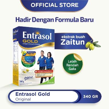 Promo Harga Entrasol Gold Susu Bubuk Plain 370 gr - Blibli