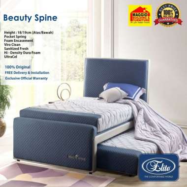 KASUR SPRINGBED ELITE - KASUR ANAK - KASUR SORONG BEAUTYSPINE - ELITE SET 120 x 200