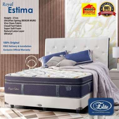 KASUR SPRINGBED ELITE - MATRAS SPRING LATEX - ESTIMA - ELITE SET 160 x 200