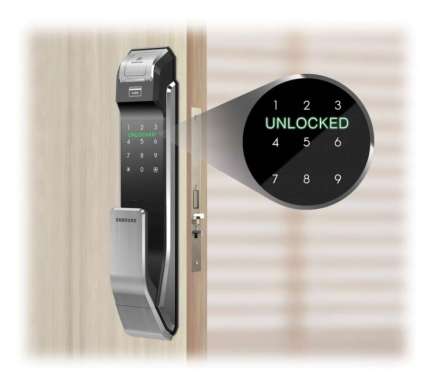 Smart Lock Door Kunci Digital Samsung SHS-P718