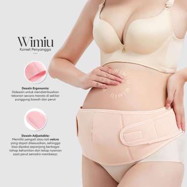 WIMIU Maternity Belt Sabuk Penyangga Perut Ibu Hamil 0910 pink L