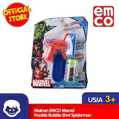 Mainan EMCO Marvel Frooble Bubble Shot Spiderman