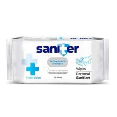 SANITER WIPES 50S / Tisu Basah saniter 50 sheets