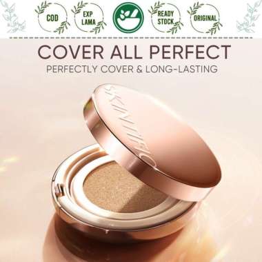 BPOM SKINTIFIC CUSHION COVER ALL PERFECT BEDAK FOUNDATION - 01 VANILLA