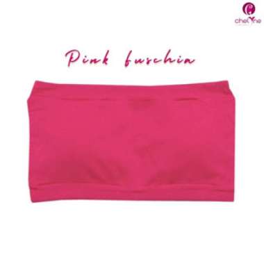 Chelyne Kemben Wanita Busa B104 - Daleman Bahan Kaos Spandex. Pink Fuschia