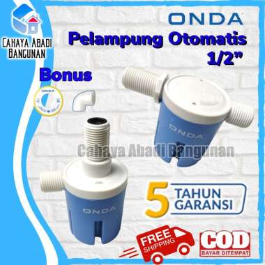 Pelampung Otomatis Tandon Toren Kran Air Tanpa Listrik ONDA 1/2 Inch Vertikal