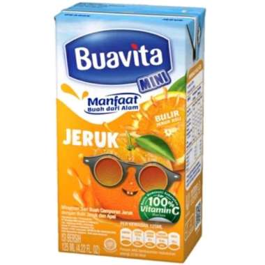 Buavita Mini Jeruk 125 ml 1 dus isi 40 pcs Jambu 1 dus