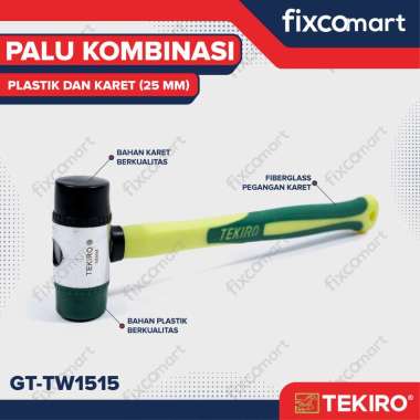 Tekiro Palu Kombinasi 25 mm / Palu Karet / Palu Plastik
