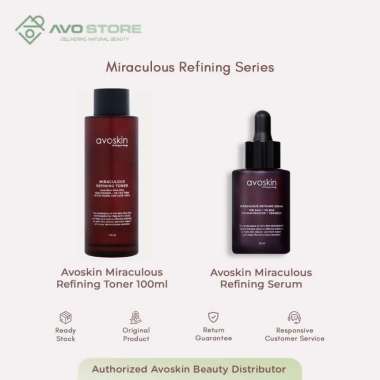 Avoskin Miraculous Series Toner & Serum Paket Perawatan Kulit