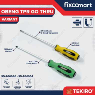 Tekiro Obeng TPR Ketok (+) PH2 X 150 mm / Tekiro Obeng Ketok