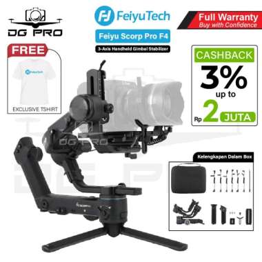 Feiyu Tech Scorp Pro F4 Handheld Gimbal Stabilizer Resmi Scrop F 4
