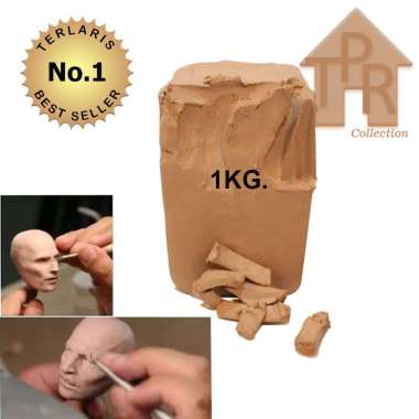 Tanah Liat Untuk Modeling / Sculpting - Stoneware G1000, 1Kg.