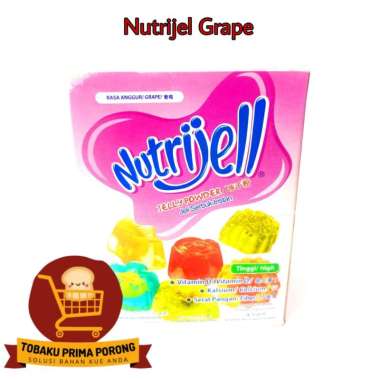 NUTRIJELL JELLY POWDER - ANGGUR 1 PAK ISI 12 SACHET