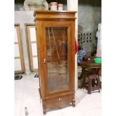 Mebel Asli Jepara  Lemari Hias Kayu Jati - Lemari Tundan
