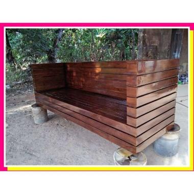 Kursi tamu box minimalis kursi panjang kayu jati Jepara