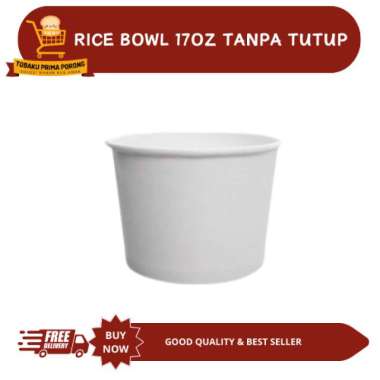 PAPER BOWL 17 OZ TANPA TUTUP 10 pcs