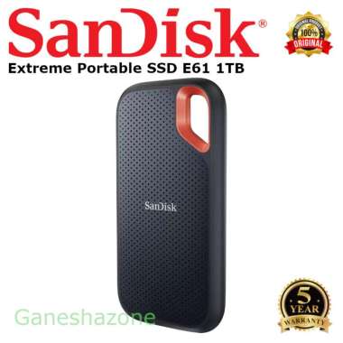 SanDisk Extreme Portable SSD E61 1TB Black