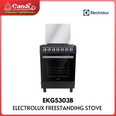 ELECTROLUX Freestanding Kompor Gas 4 Tungku dan Oven Gas 62 Liter EKG5303B