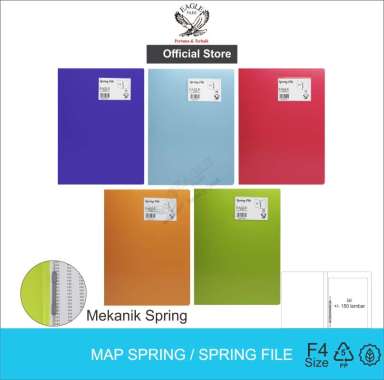 EAGLE Map Spring / Spring File / Map Plastik Snelhecter F4 (Folio) PINK