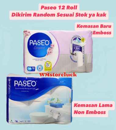 Tissue Paseo Elegant Toilet 12Roll / Tisu gulung WC 12 Roll