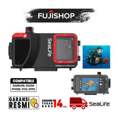 Sealife SL400 SportDiver Underwater Housing Iphone Waterproof Case Smartphone Garansi Resmi