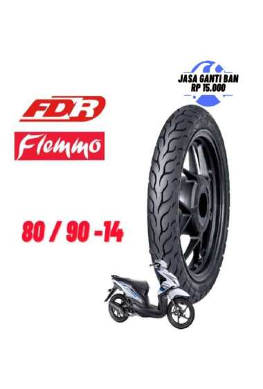 FDR Flemmo [80/90-14] Ban Depan Motor Matic Tubeless Tubles