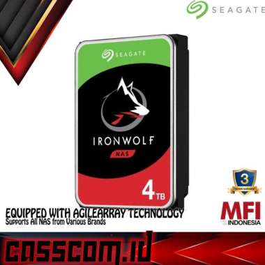 Hardisk Seagate PC IRONWOLF 4TB 3.5" HDD Internal IronWolf NAS 4TB