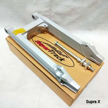 Swing Arm SUPERTRACK Supra X Lama Model Baru Silver