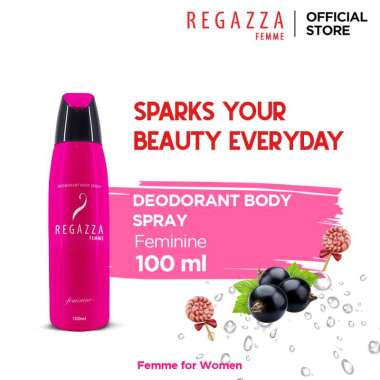 Regazza Feminine Deodorant Body Spray - Pink [100 mL]