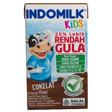 Promo Harga Indomilk Susu UHT Kids Cokelat 115 ml - Blibli