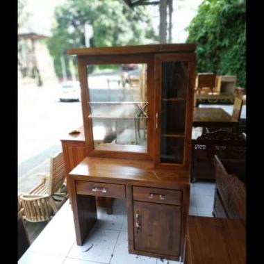 Meja rias minimalis - Tolet kayu jati Jepara