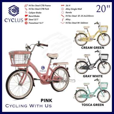 Sepeda CTB CItybike Exotic ET 9788 MX 20 Inch Anak Dewasa Keranjang