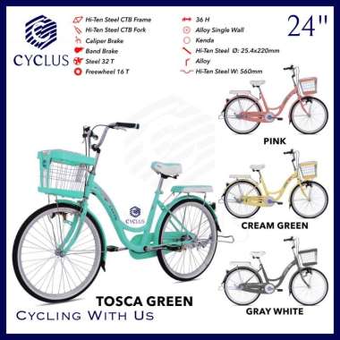 Sepeda CTB Citybike Exotic ET 9788 MX 24 Inch Anak Dewasa Keranjang