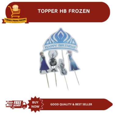 TOPPER Happy birthday ISI 6 FROZEN