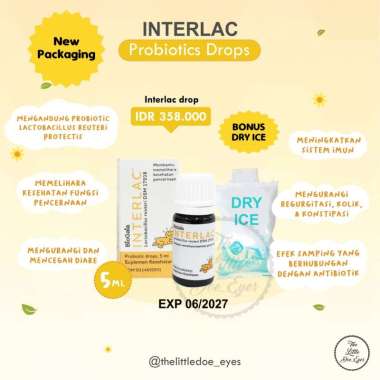 Interlac Drop / Interlac Serbuk (box or sachet) Drop & dry ice