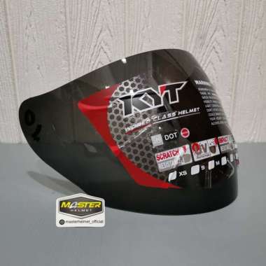 Kaca/Visor Helm Kyt Djmaru Dj Maru Clear Original KYT DJ MARU SMOKE ORI