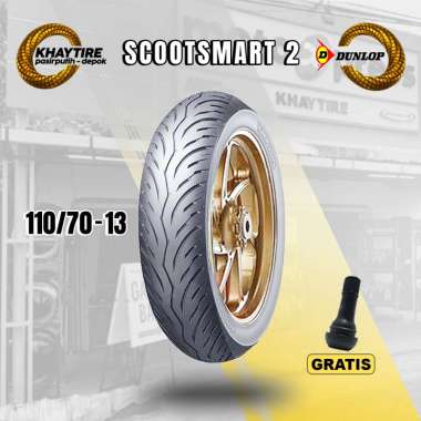 PROMO Ban Depan Motor YAMAHA NMAX // DUNLOP SCOOTSMART 110/70-13 Tubeless