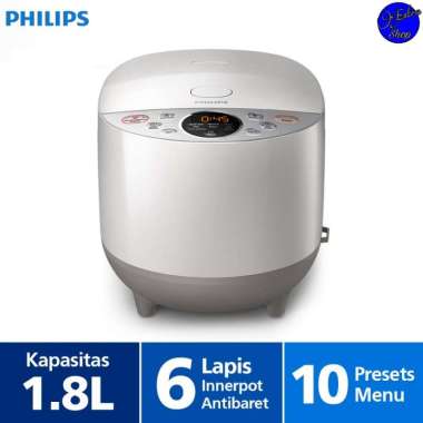 PHILIPS Digital Rice Cooker [1.8 L] HD4515/30