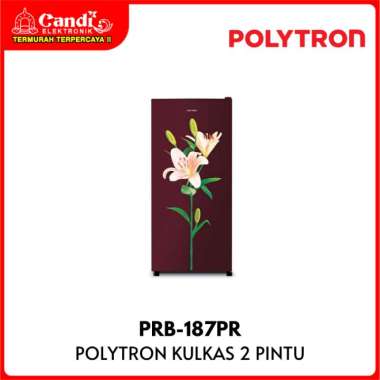POLYTRON Kulkas 1 Pintu 180 Liter PRB-187PR / PRB 187PR / PRB187PR